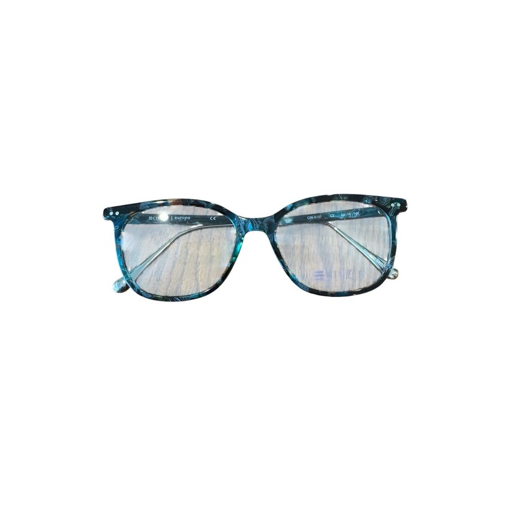 NWOT Cinzia 5137 Blue Square eyeglasses